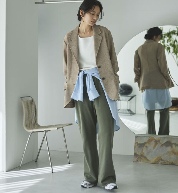 Doux archives「カラミツイードメッシュジャケット」|テーラードジャケット|