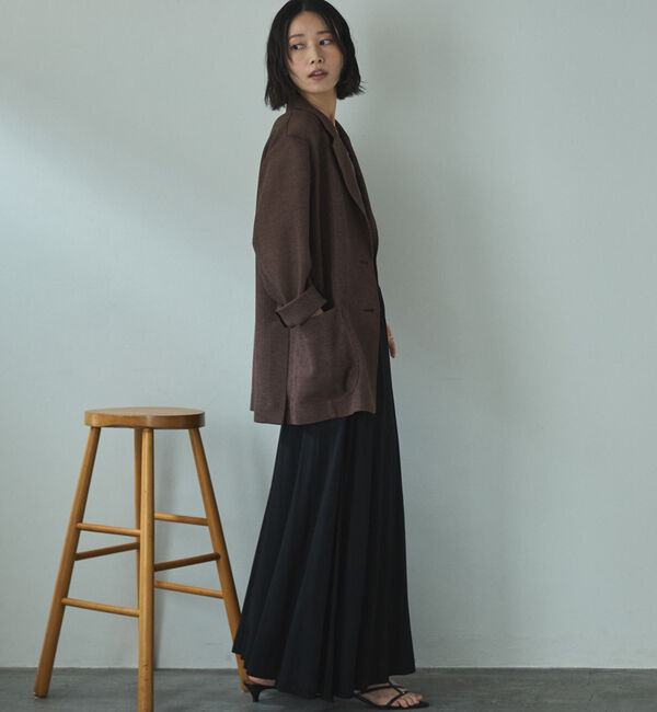 Doux archives「カラミツイードメッシュジャケット」|テーラードジャケット|