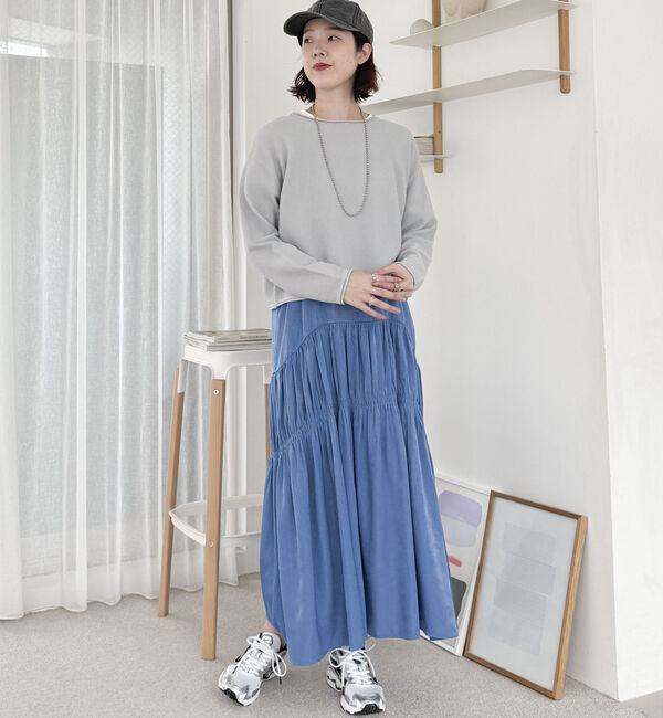 Doux archives「ニットＳＥＴティアードキャミワンピース」|ワンピース|