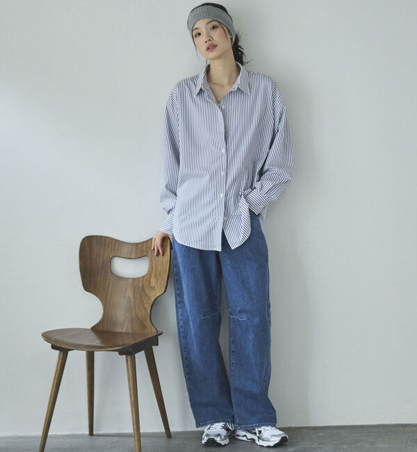 Doux archives「ベーシックストライプシャツ」|シャツ・ブラウス|
