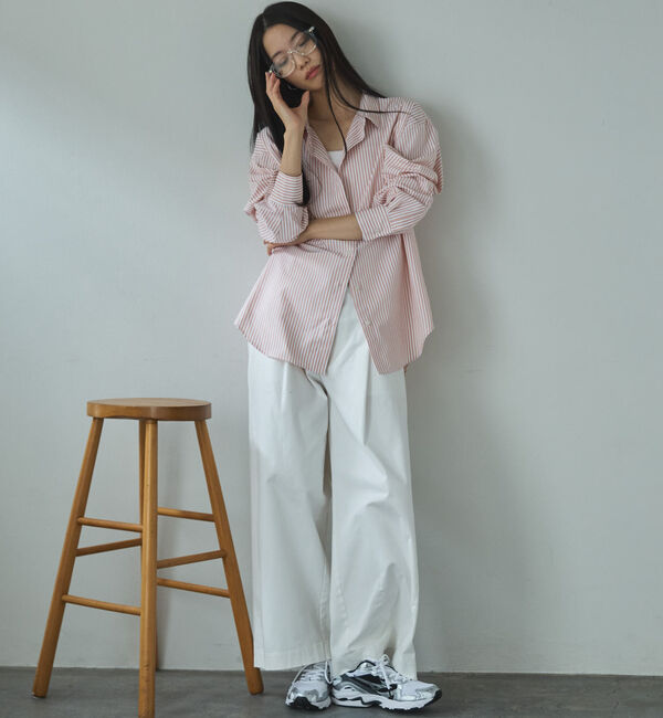 Doux archives「ベーシックストライプシャツ」|シャツ・ブラウス|