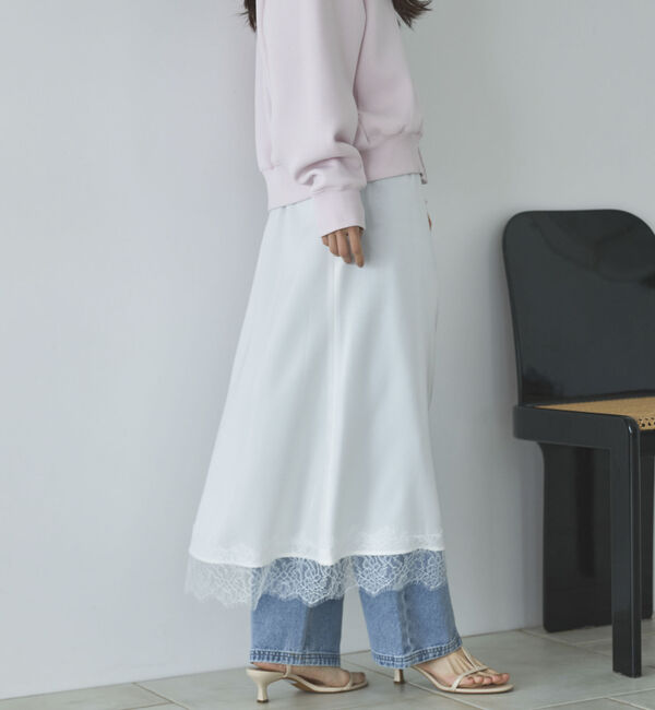 Doux archives「レースサテンスカート」|スカート|