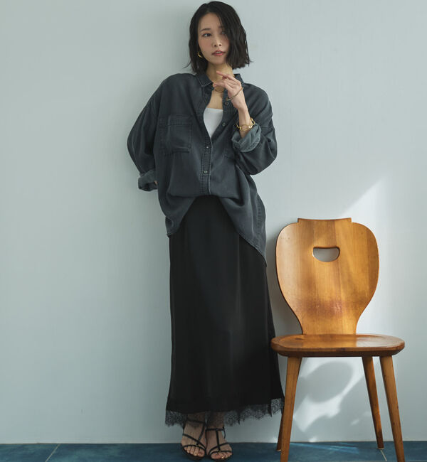 Doux archives「レースサテンスカート」|スカート|