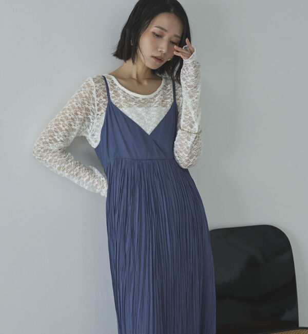 Doux archives「割繊ワッシャーキャミワンピ―ス」|ワンピース|