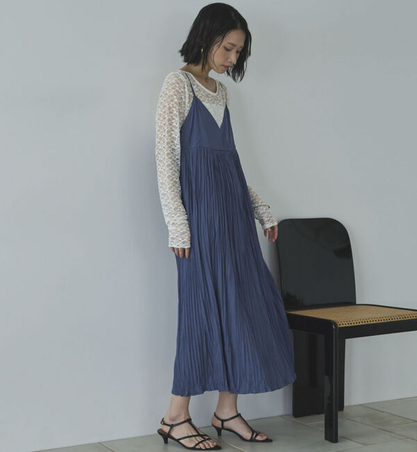 Doux archives「割繊ワッシャーキャミワンピ―ス」|ワンピース|