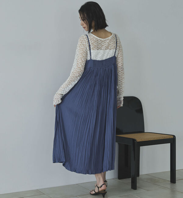 Doux archives「割繊ワッシャーキャミワンピ―ス」|ワンピース|