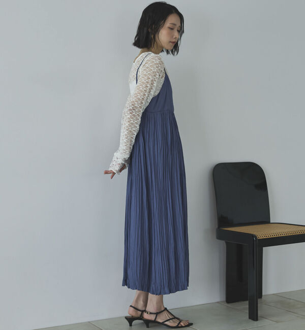 Doux archives「割繊ワッシャーキャミワンピ―ス」|ワンピース|