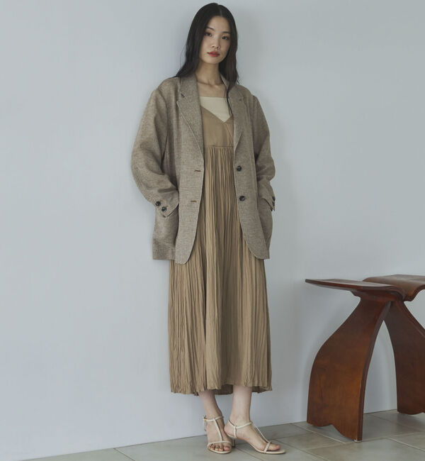 Doux archives「割繊ワッシャーキャミワンピ―ス」|ワンピース|