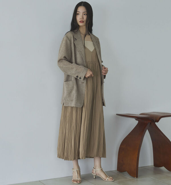 Doux archives「割繊ワッシャーキャミワンピ―ス」|ワンピース|