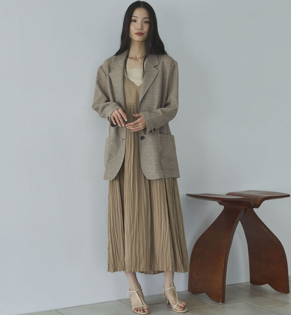 Doux archives「割繊ワッシャーキャミワンピ―ス」|ワンピース|