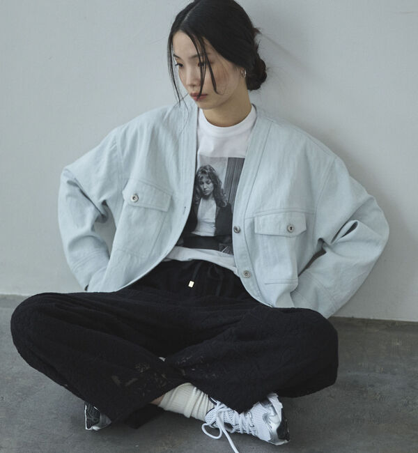 Doux archives「Ｖ開きオーバージャケット」|テーラードジャケット|OFF WHITE