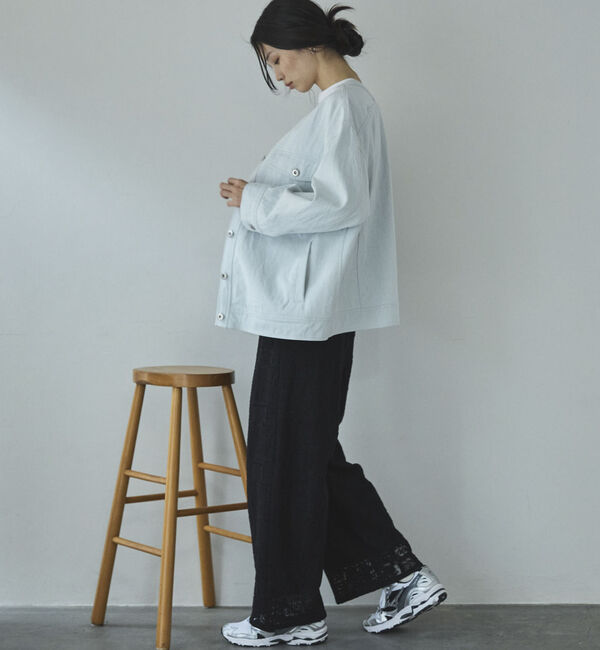 Doux archives「Ｖ開きオーバージャケット」|テーラードジャケット|