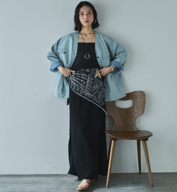 Doux archives「Ｖ開きオーバージャケット」|テーラードジャケット|