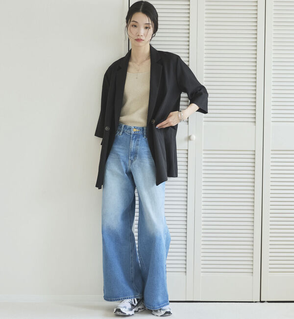 Doux archives「リネン混半袖テーラードジャケット」|テーラードジャケット|