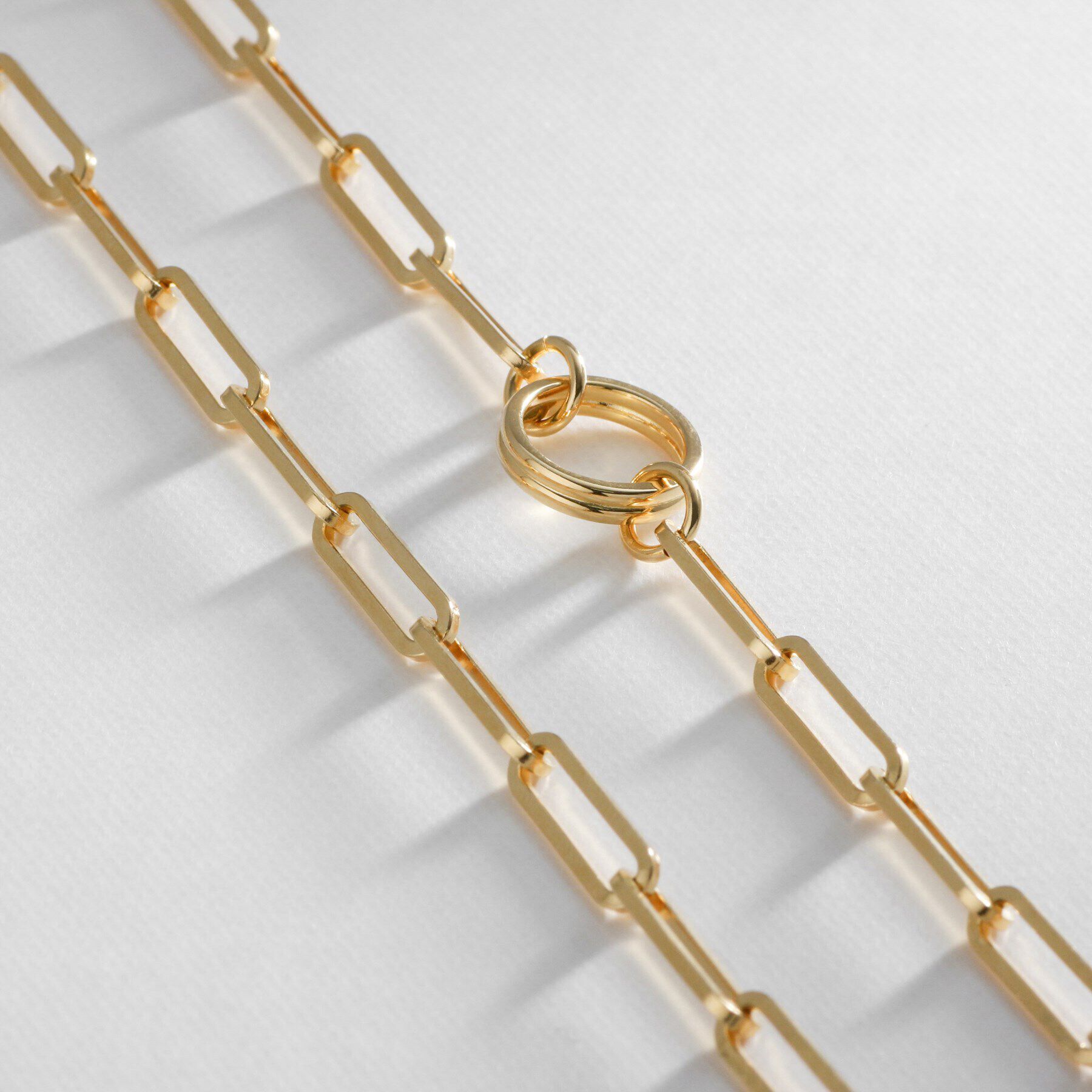 COCOSHNIK ONKITSCH「シルバー リンクチェーン 2WAYマンテルネックレス GP」|ネックレス|