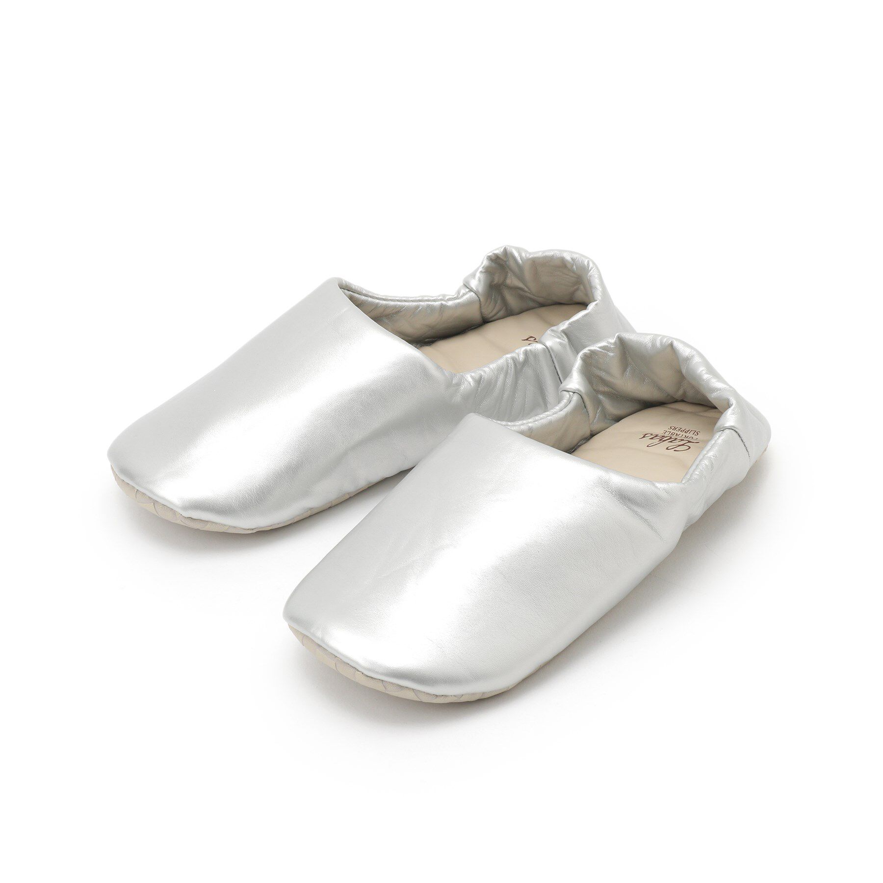 SHOO･LA･RUE「Labasポータブルスリッパ（M）」|クッション・クッションカバー|シルバー(006)