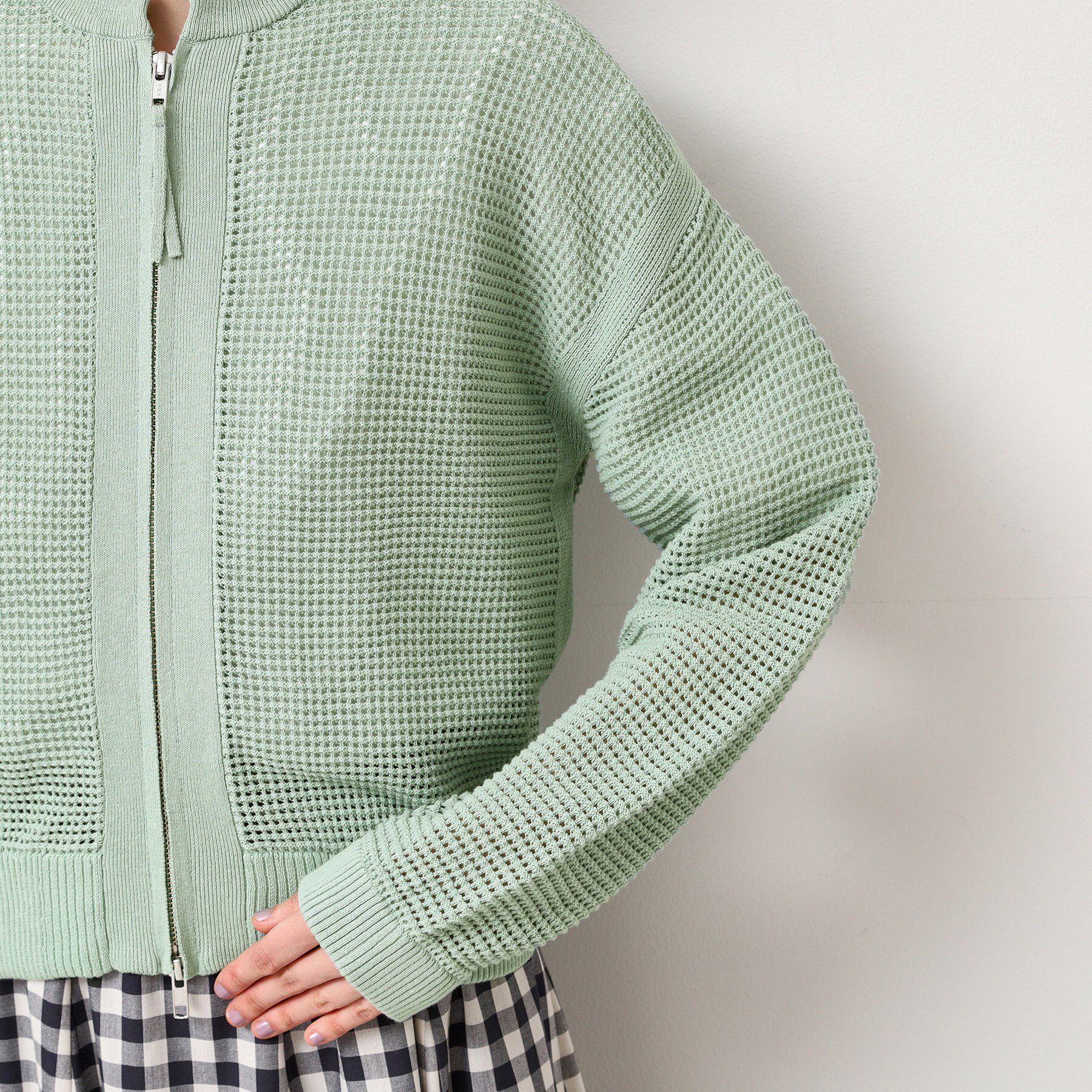 Dessin「【セットアップ可能・洗える】コットンメッシュブルゾン」|ブルゾン・スタジャン|