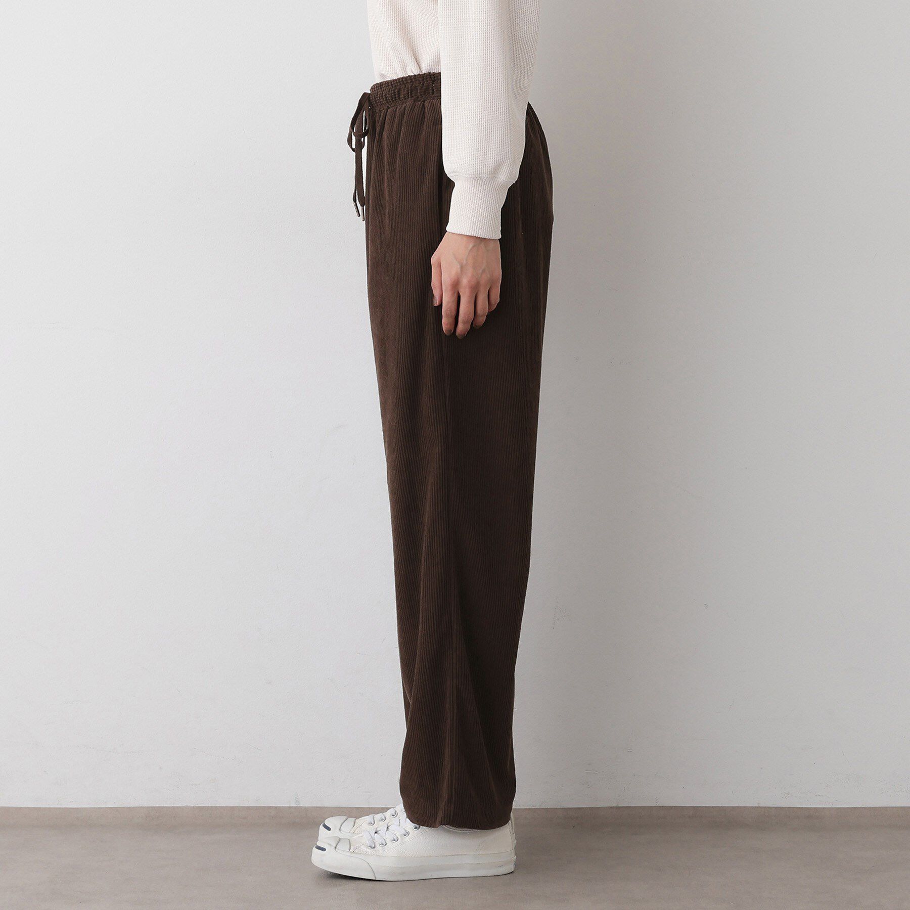 Dessin「【ウエストゴム・洗える】ソフトコーデュロイイージーパンツ」|その他|