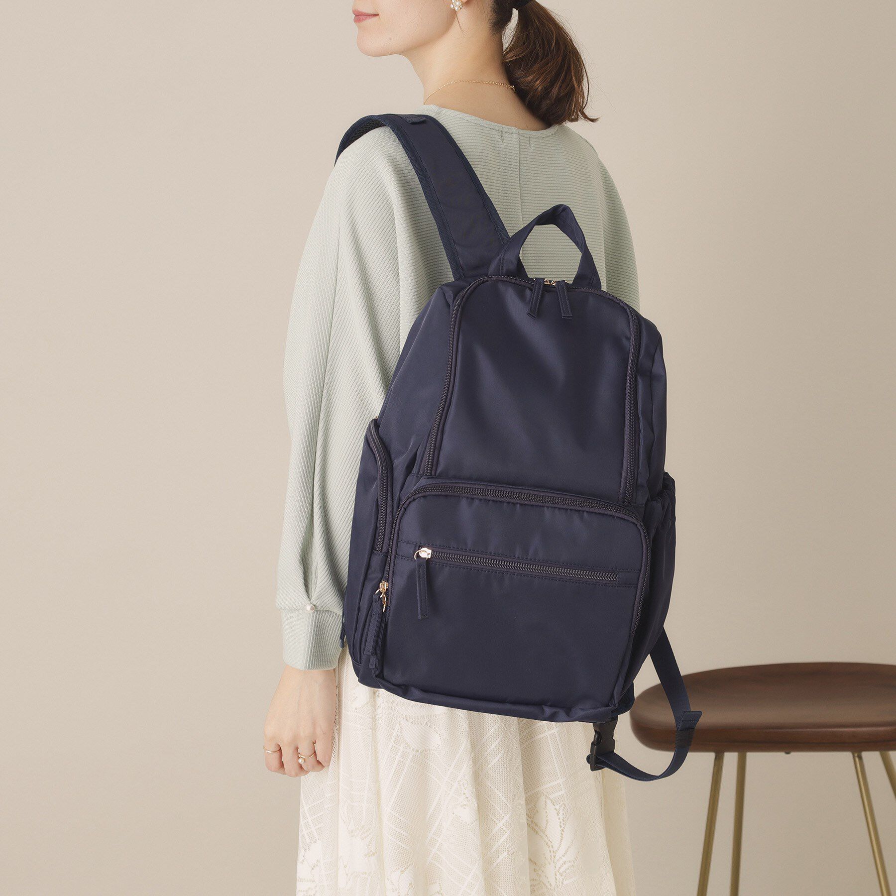 ITS&rsquo;DEMO「【A4対応／大容量】14ポケットリュック」|リュック|