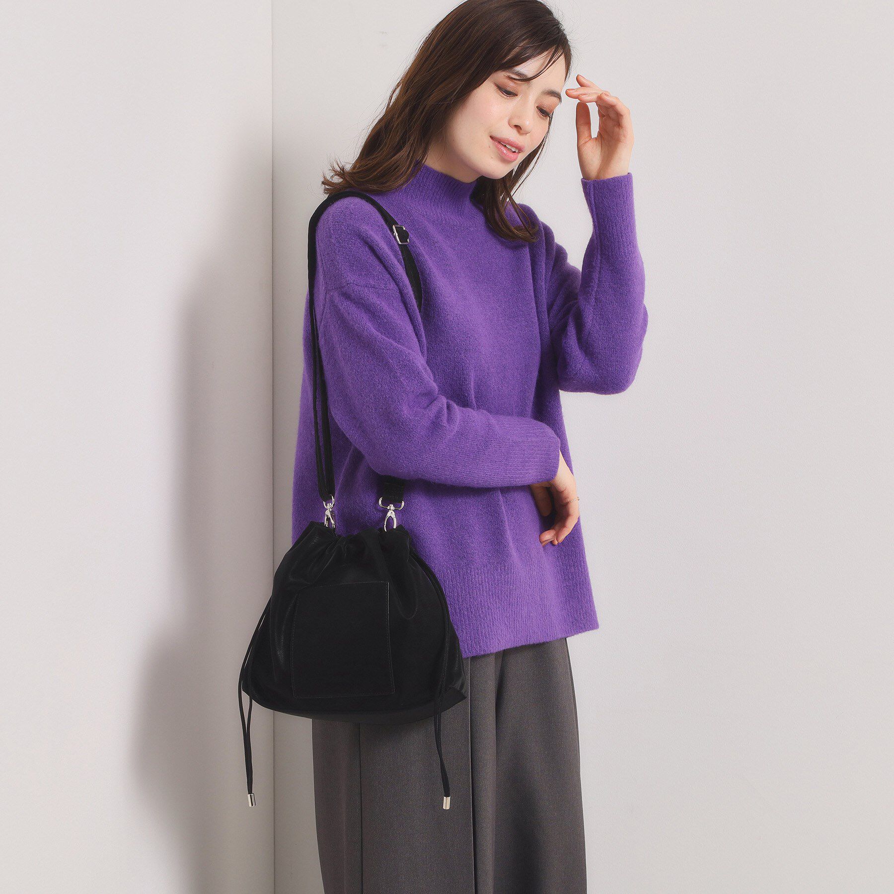 ITS&rsquo;DEMO「ヌバック調ドロストショルダー」|ショルダー・メッセンジャー|