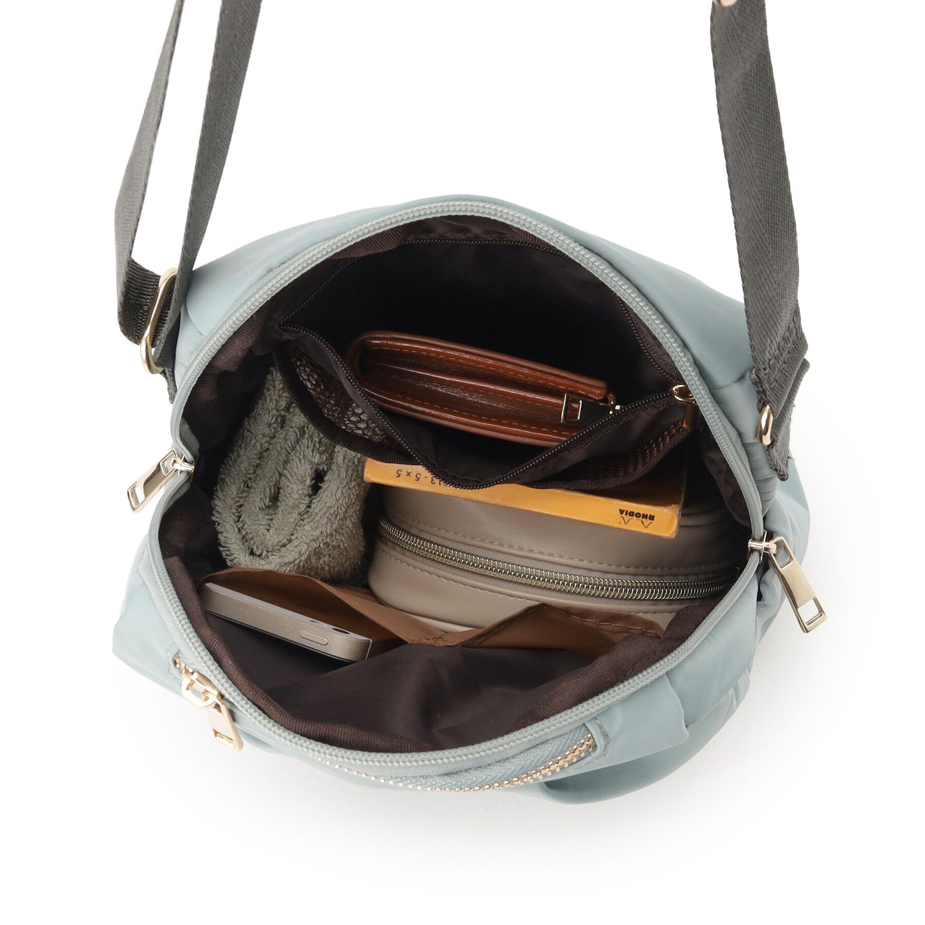 ITS&rsquo;DEMO「【収納アドバイザー監修】バルーンミニショルダー」|ショルダー・メッセンジャー|