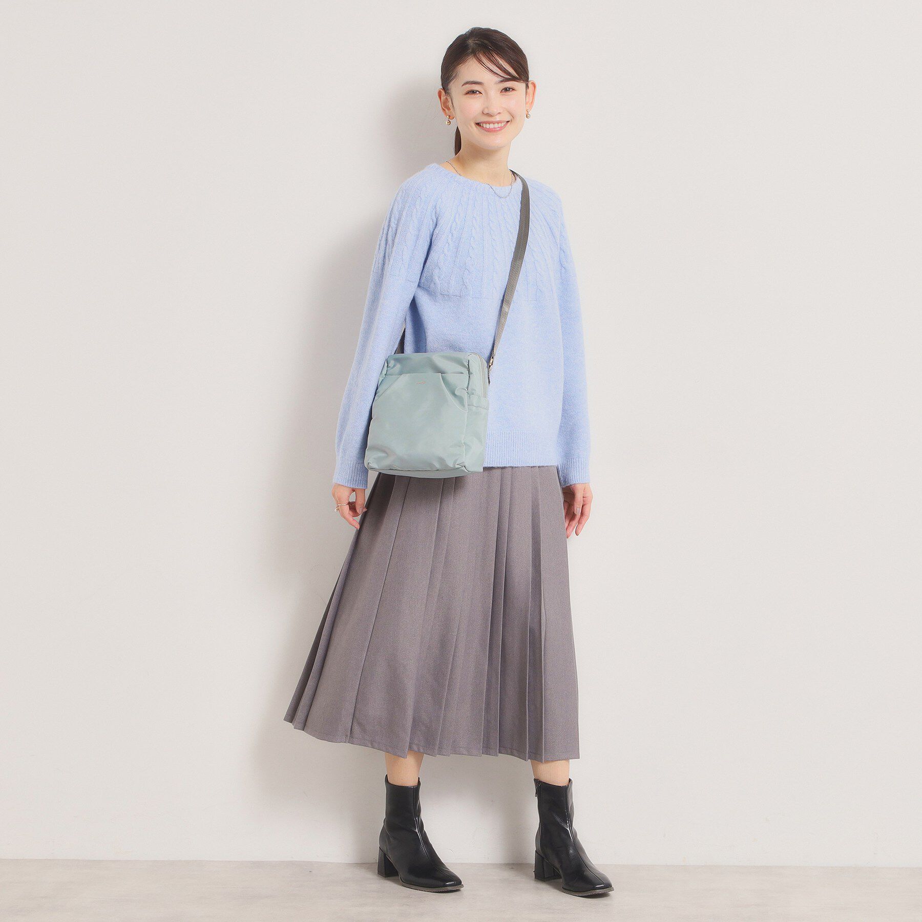 ITS&rsquo;DEMO「【収納アドバイザー監修】バルーンミニショルダー」|ショルダー・メッセンジャー|