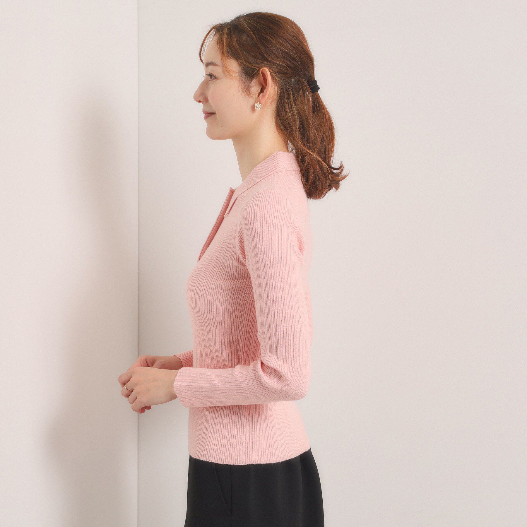 ITS&rsquo;DEMO「【手洗い可】ポロ襟ニット」|ニット・セーター|