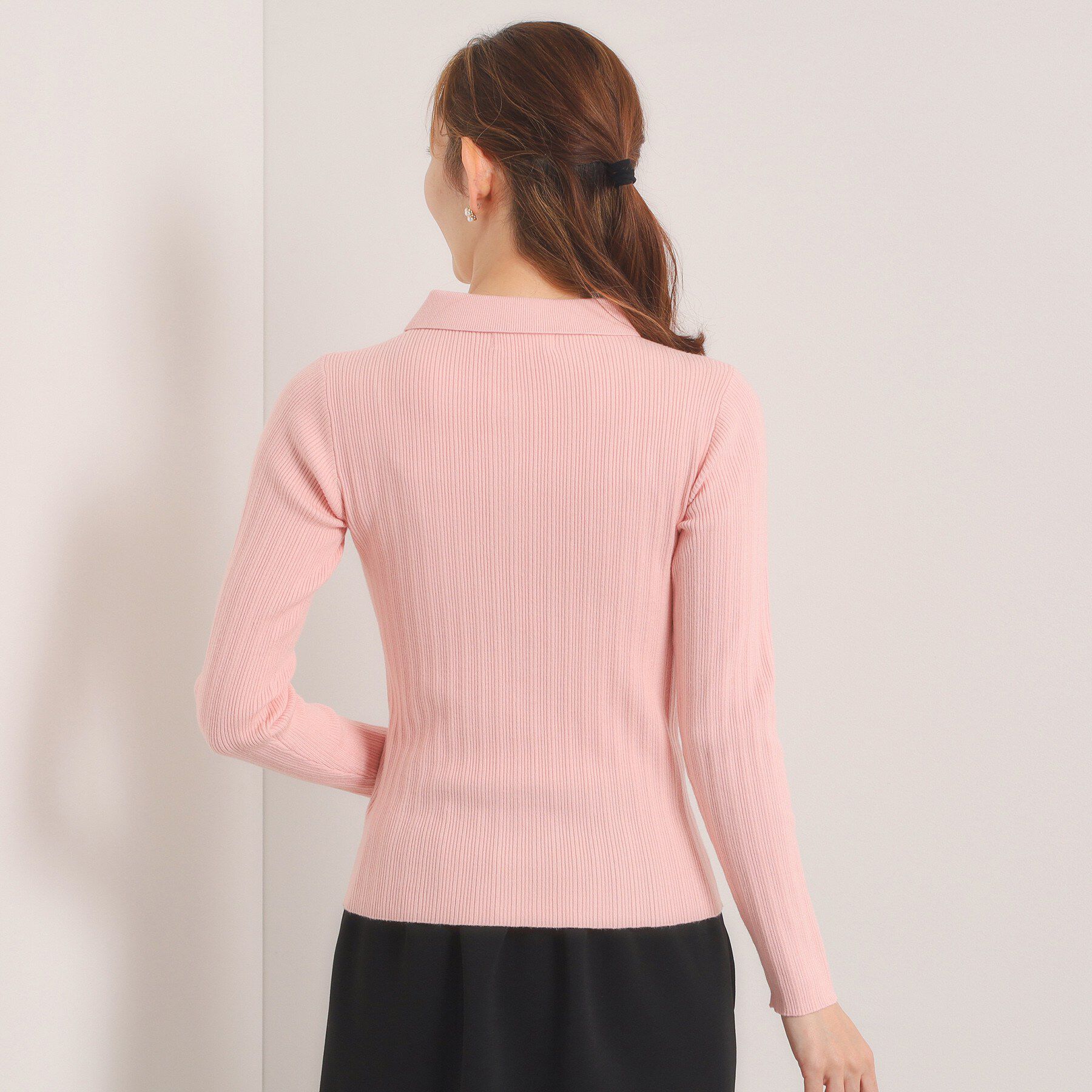 ITS&rsquo;DEMO「【手洗い可】ポロ襟ニット」|ニット・セーター|