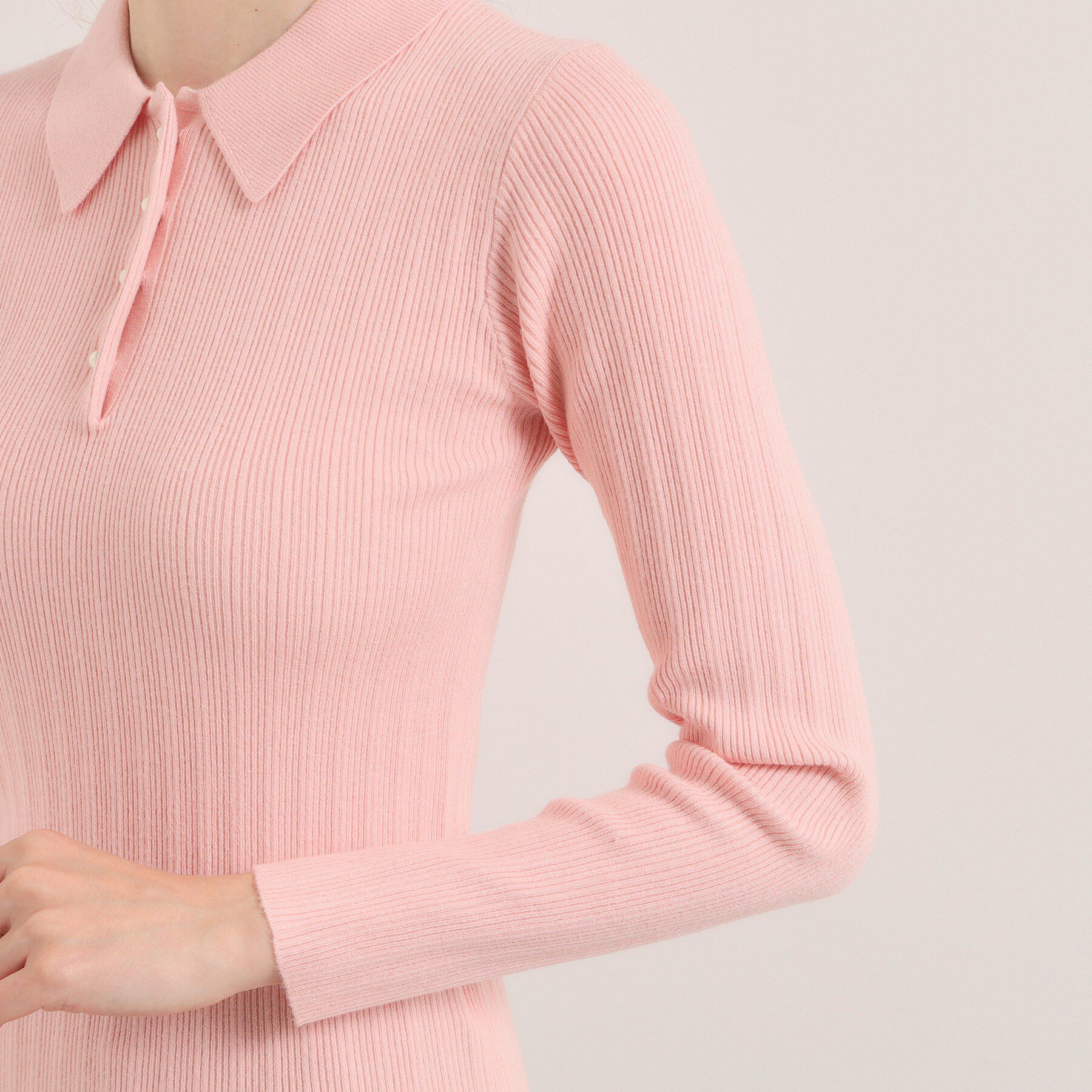 ITS&rsquo;DEMO「【手洗い可】ポロ襟ニット」|ニット・セーター|