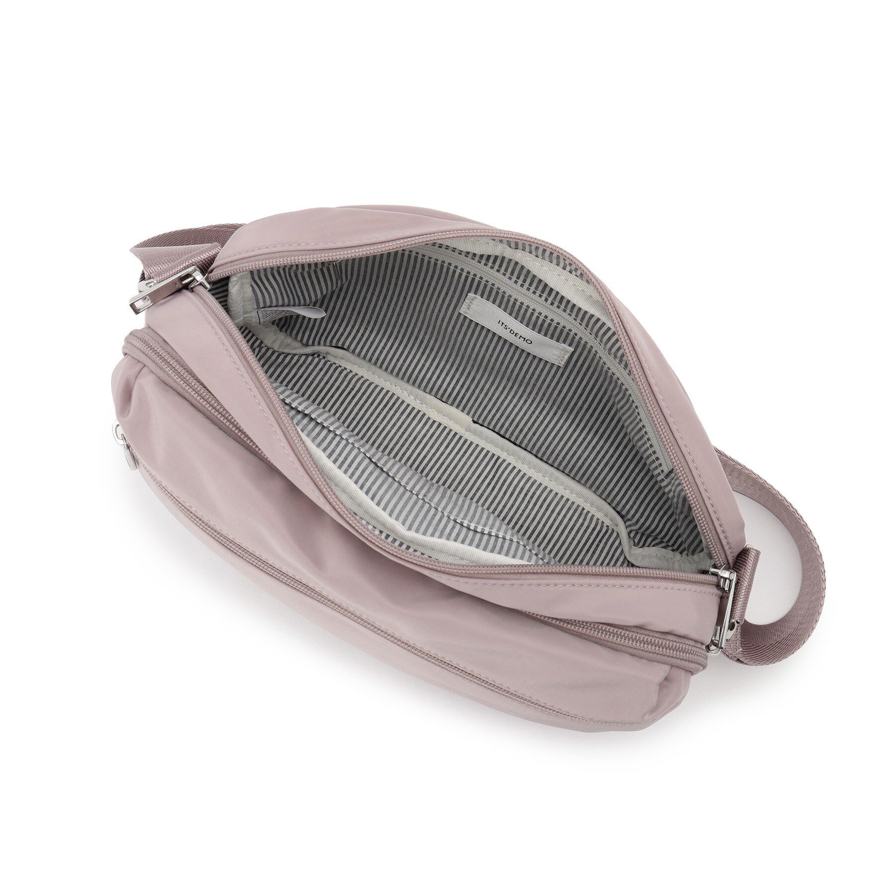 ITS&rsquo;DEMO「【8ポケット】裏地ストライプショルダー」|ショルダー・メッセンジャー|