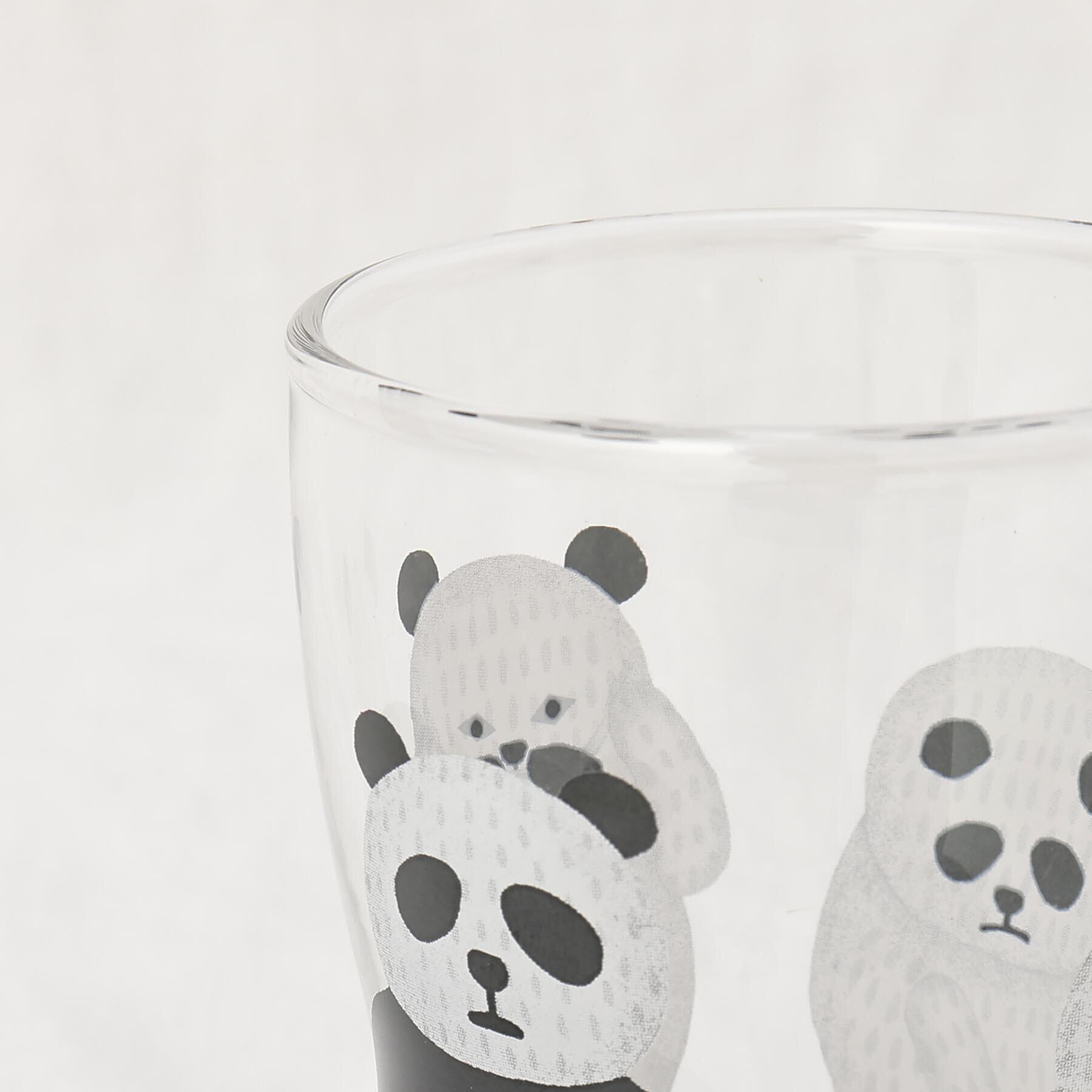 212 KITCHEN STORE「つよいこグラスMパンダ銭湯 とうちゃん」|グラス・マグカップ|