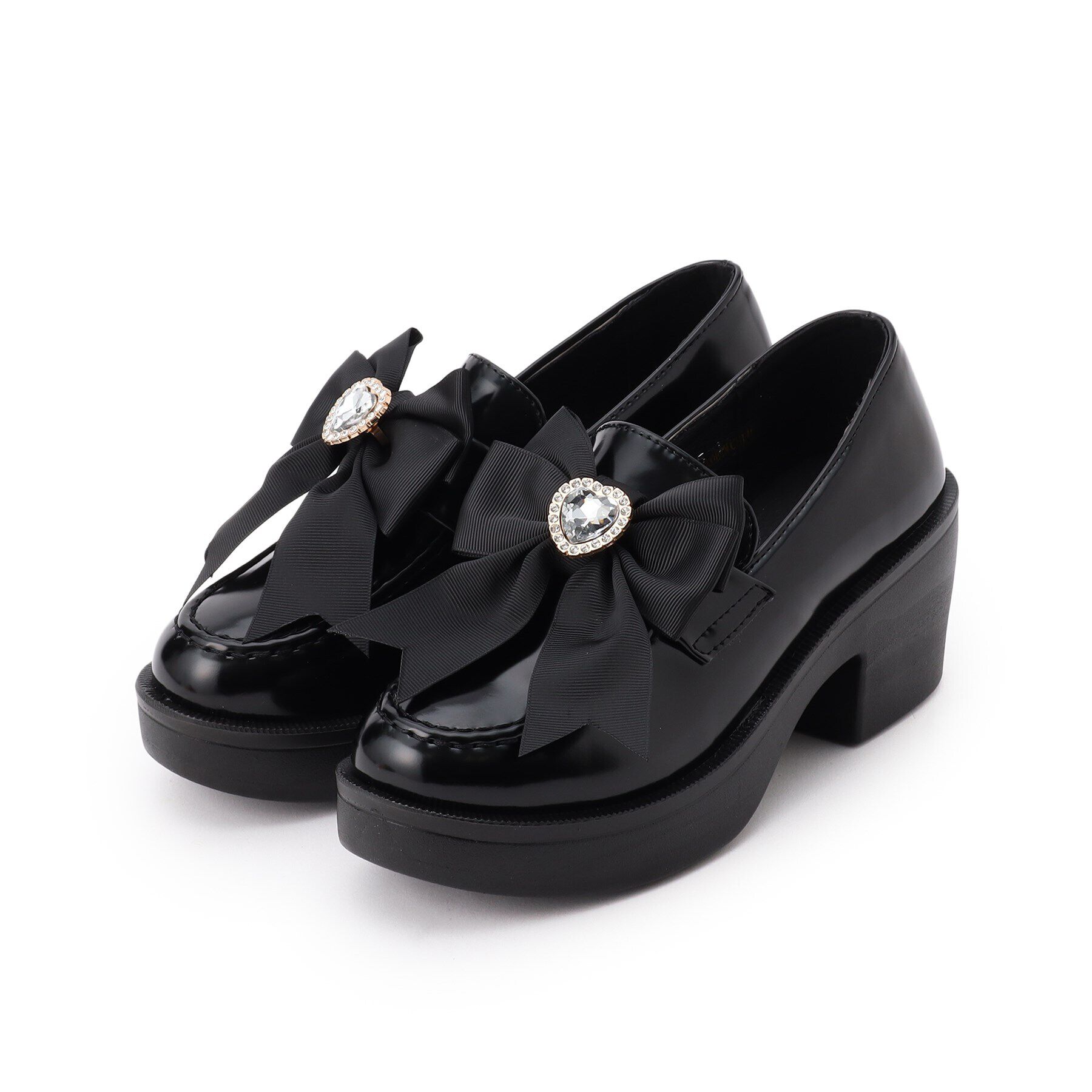 csT&P「2WAYガーリーリボンボリュームローファー」|パンプス|