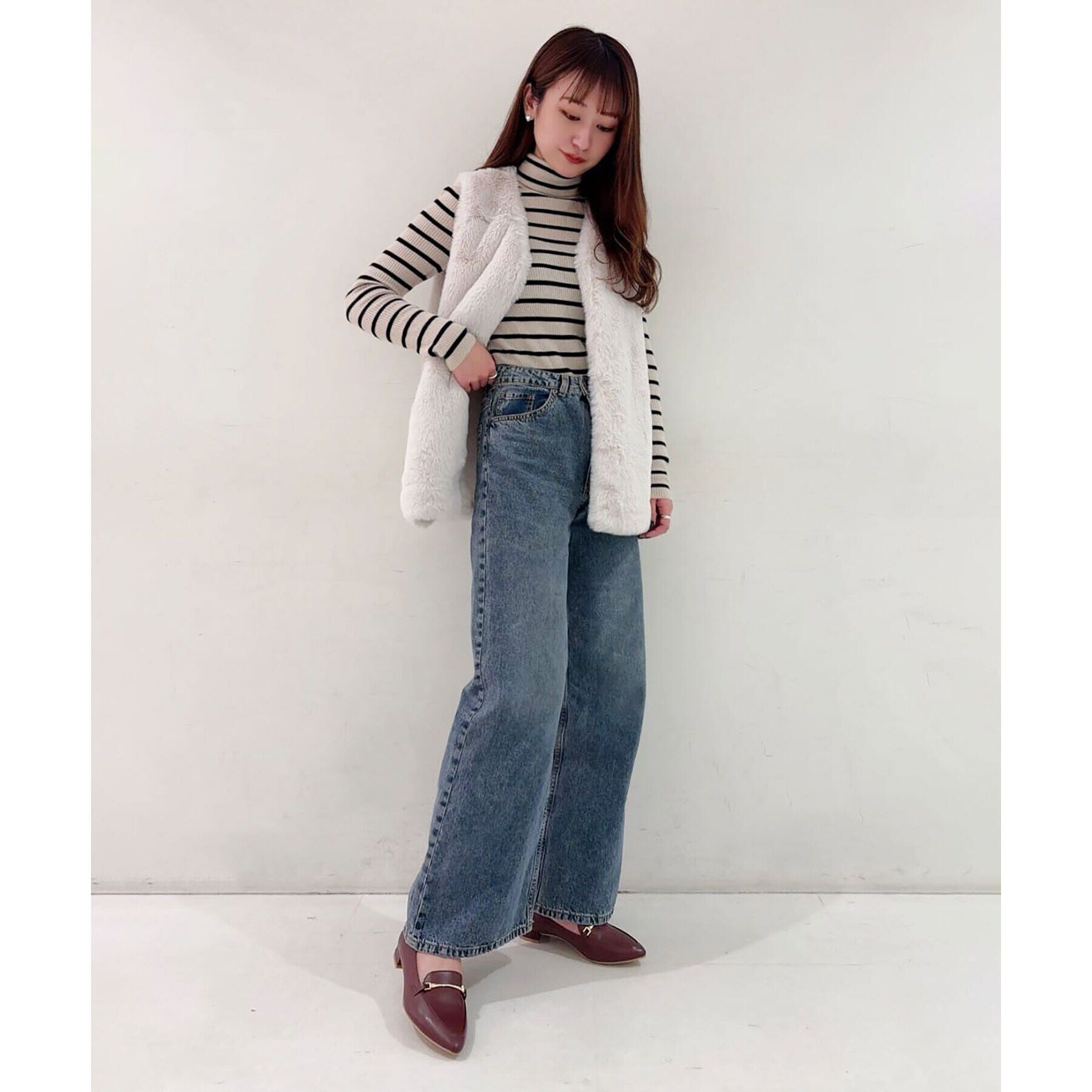 ESPERANZA「ビット付きポインテッドトゥローファーパンプス」|パンプス|