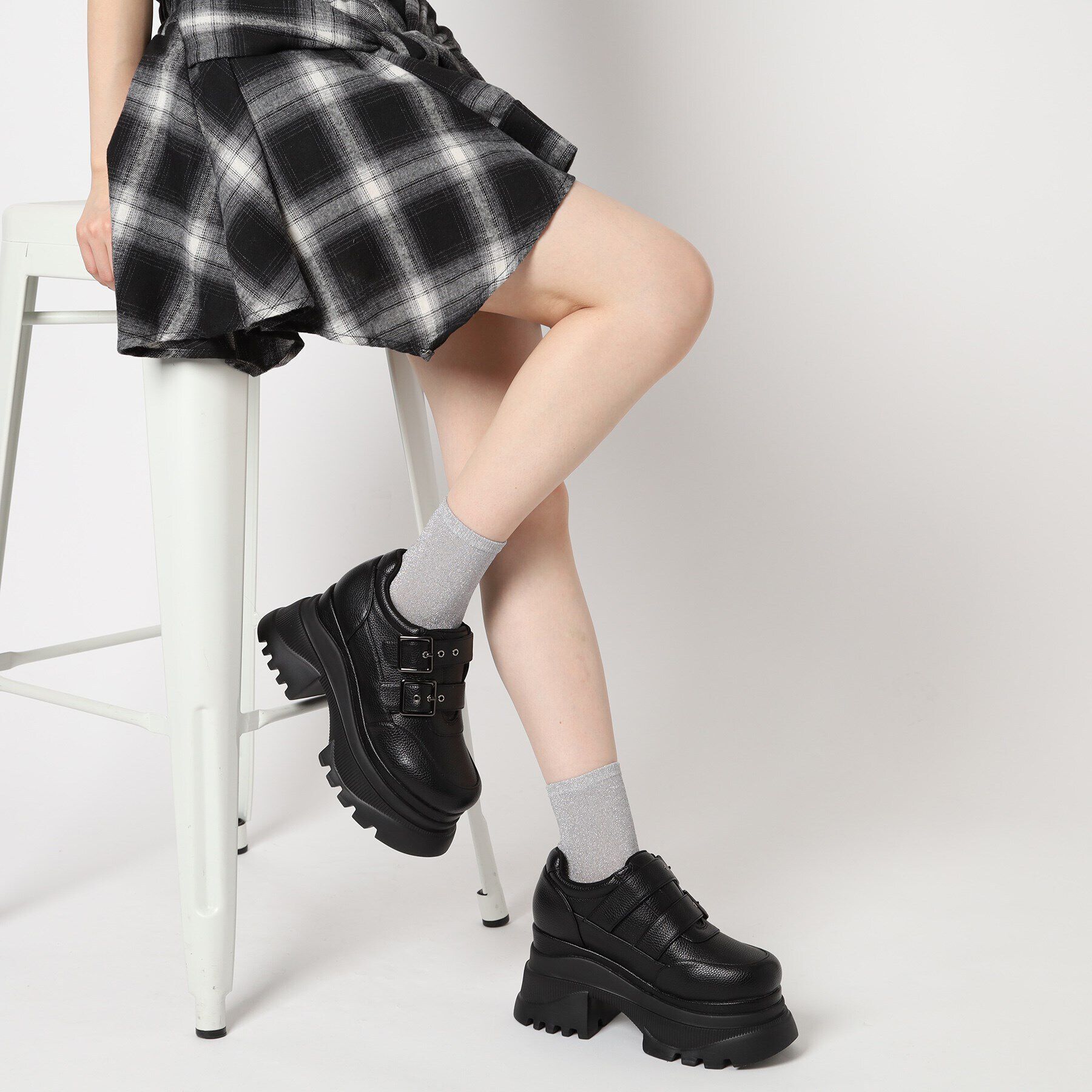 ESPERANZA「ダブルストラップ厚底スニーカー」|スニーカー|