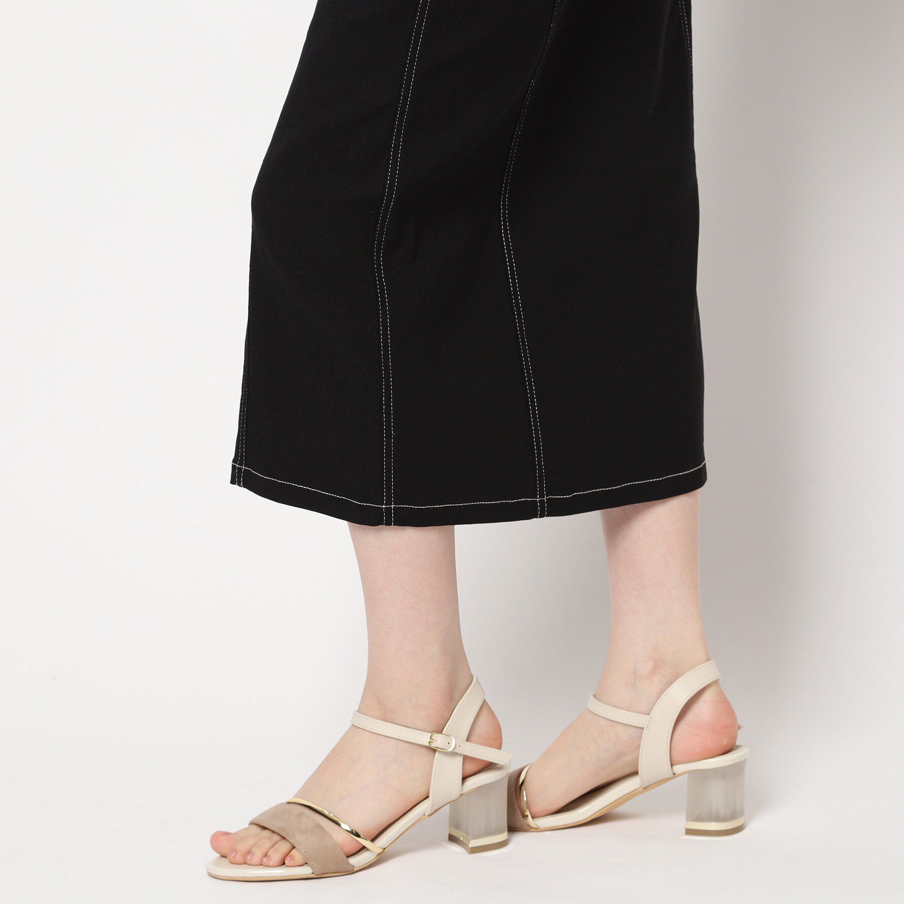 ESPERANZA「カラーヒールサンダル」|サンダル|