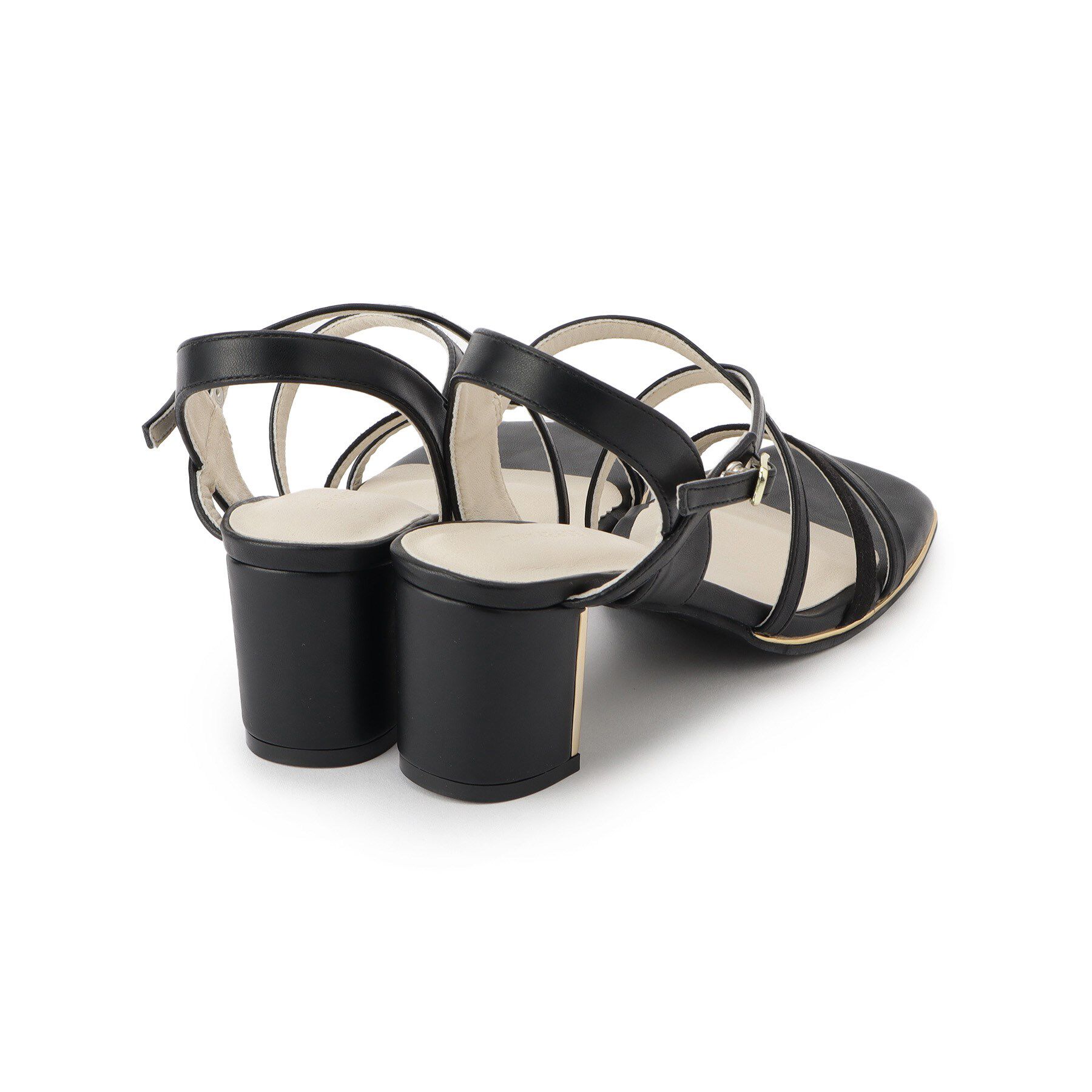 ESPERANZA「プレートヒールクロスベルトサンダル」|サンダル|