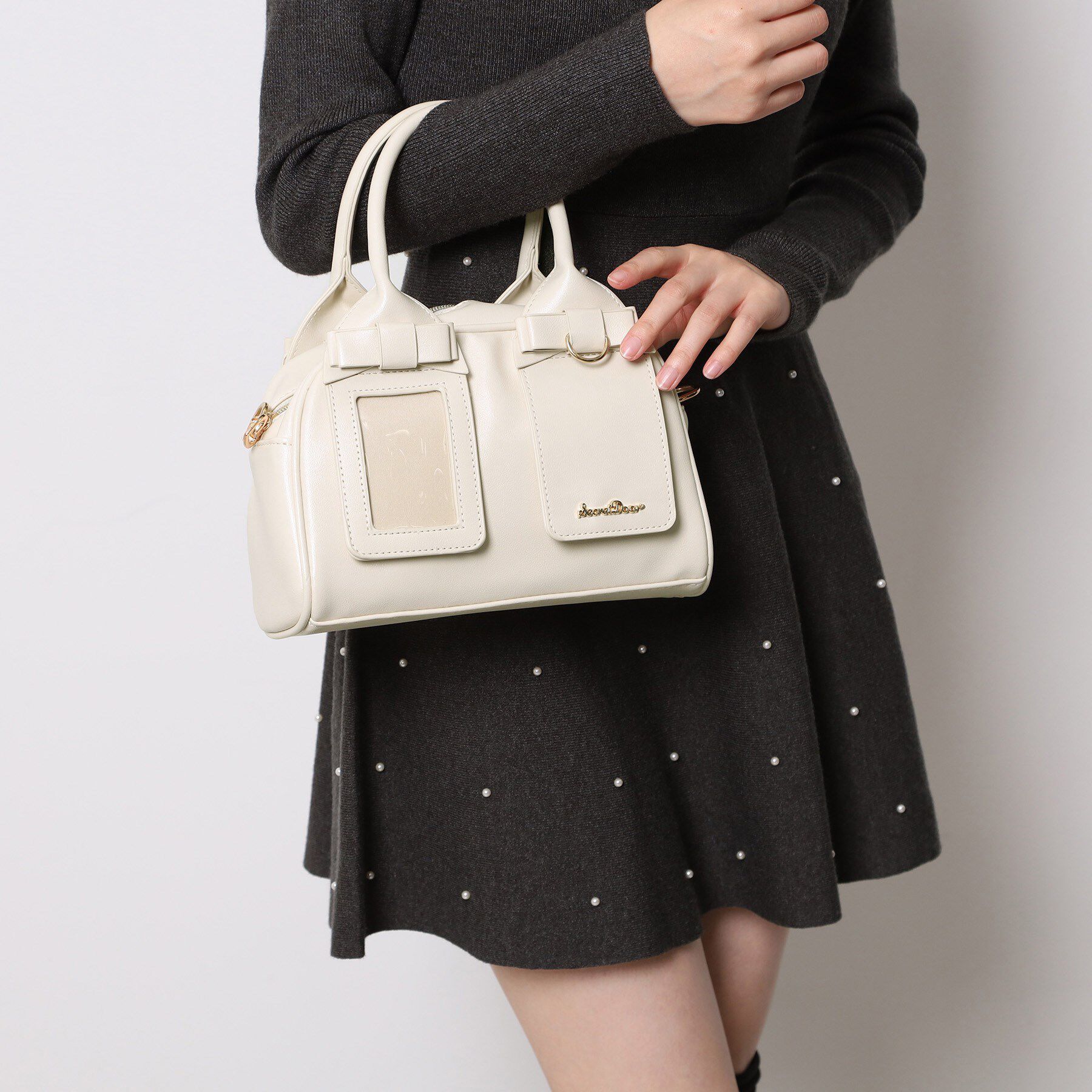 Ober Tashe「リボンミニボストンバッグ」|ショルダー・メッセンジャー|