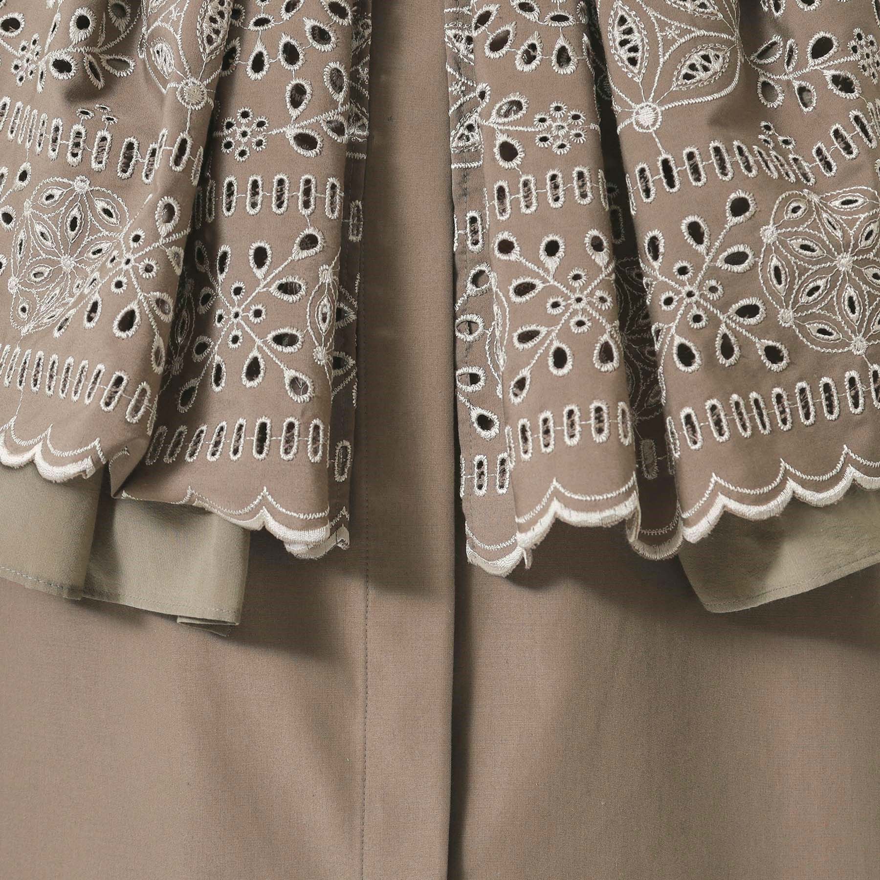 SunaUna「【幾何柄】ケープカラーブラウス」|シャツ・ブラウス|