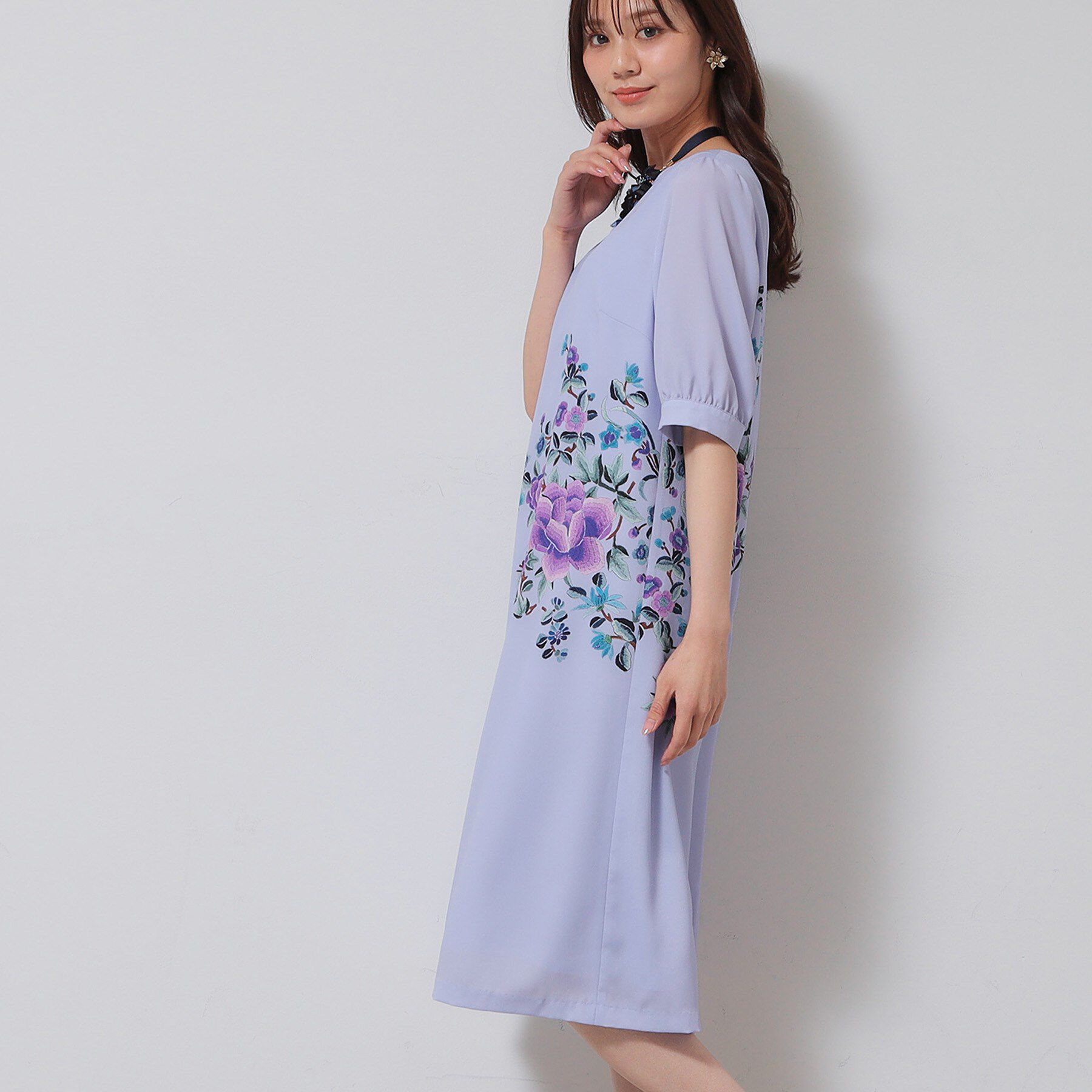 SunaUna「【&yours project／SS～L】パネル柄ワンピース」|ワンピース|