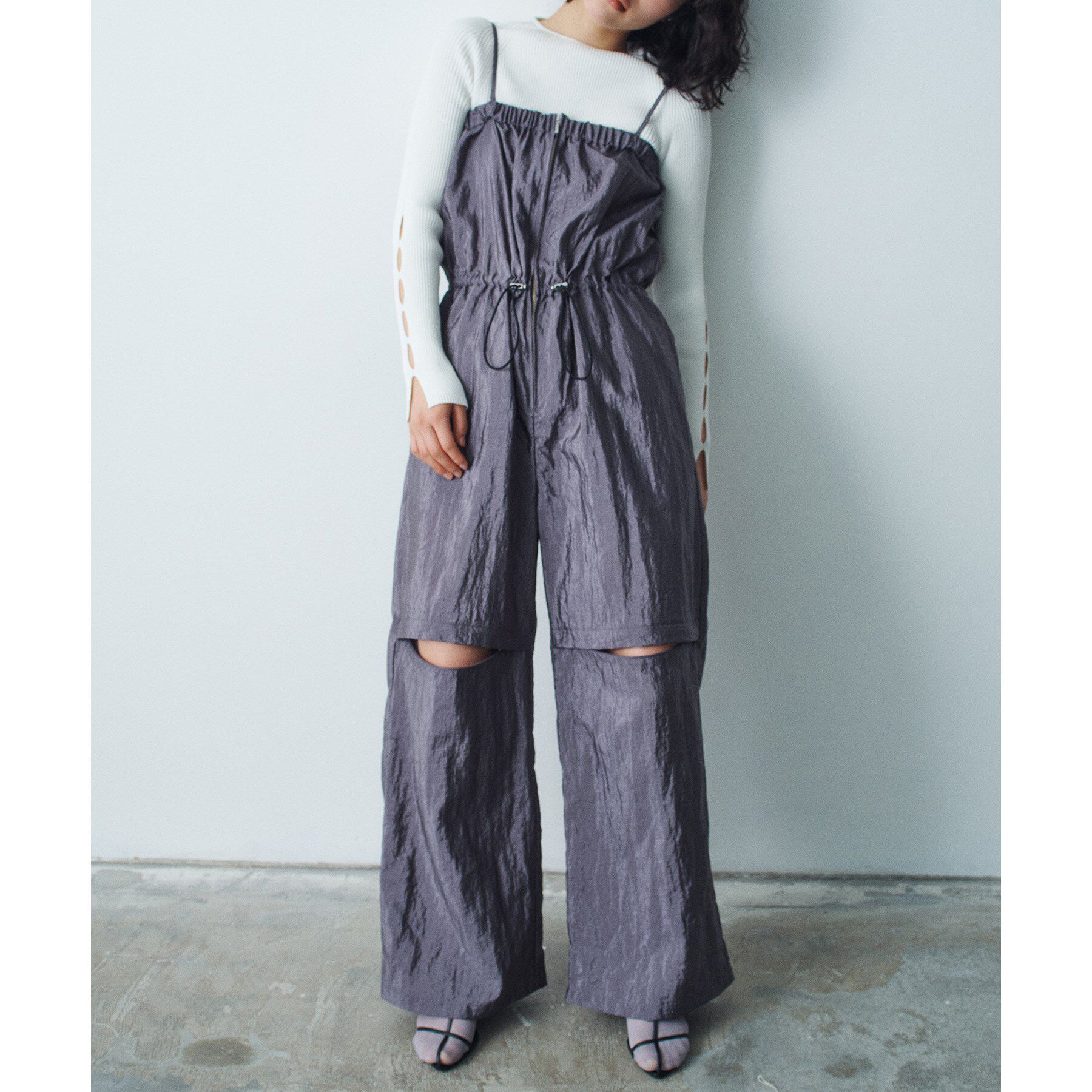 CODE A「nylon utility all－in－one」|オールインワン|グレー(012)