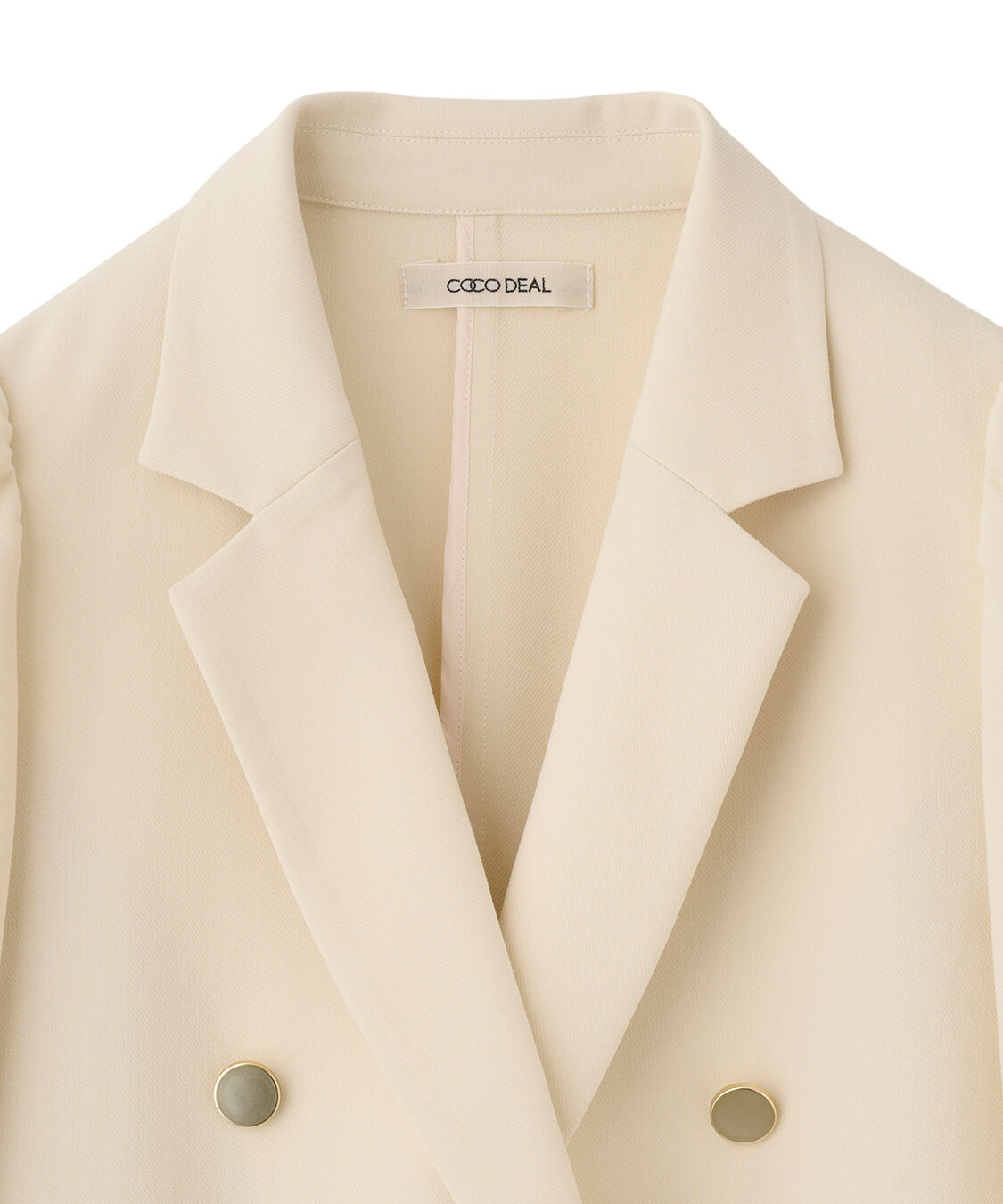 COCO DEAL「パフスリーブジャケット」|テーラードジャケット|