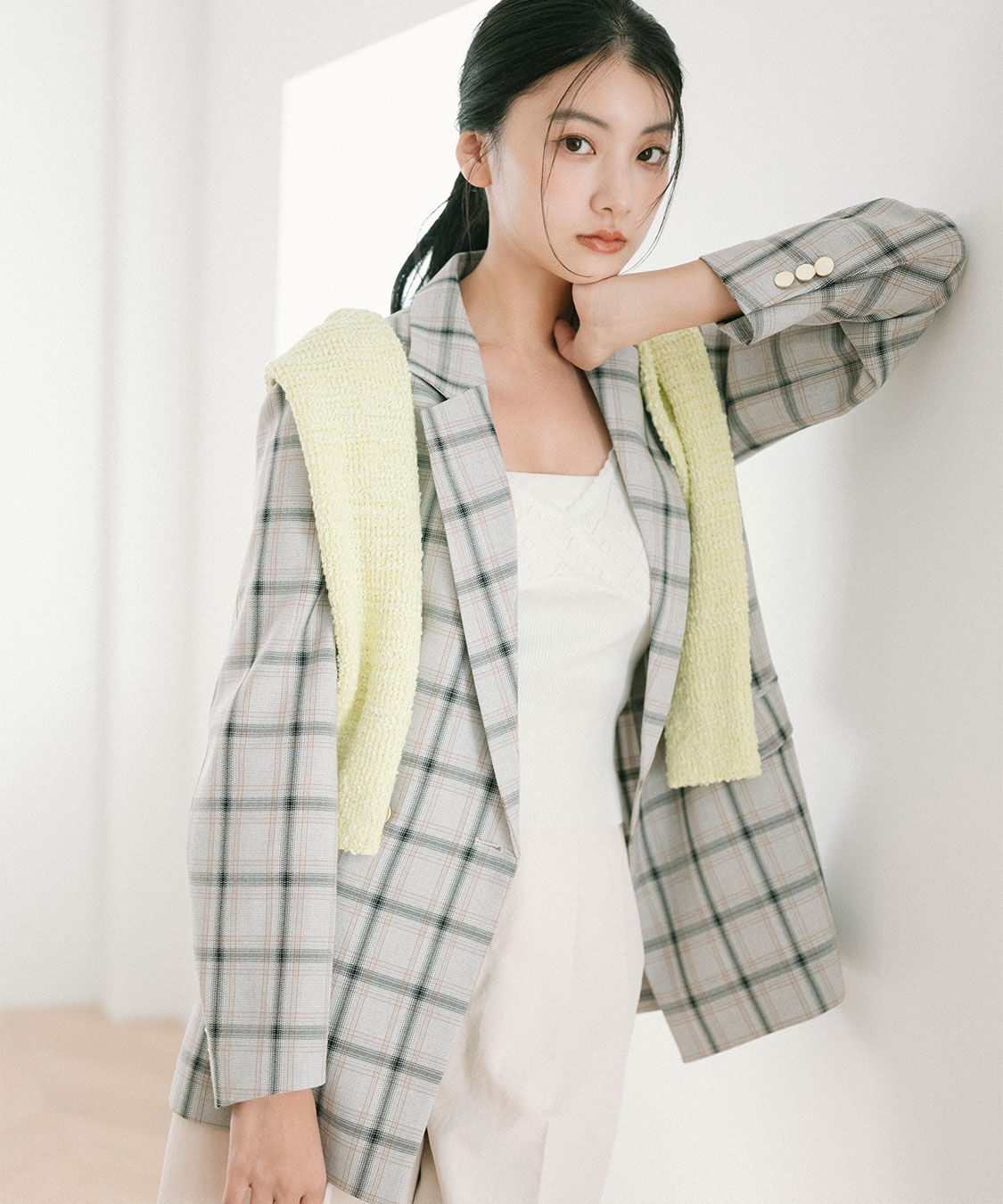 COCO DEAL「パフスリーブジャケット」|テーラードジャケット|