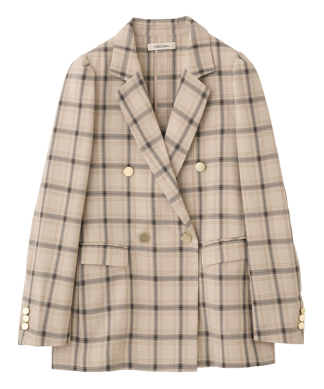 COCO DEAL「パフスリーブジャケット」|テーラードジャケット|