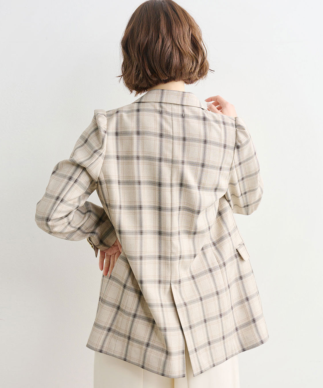 COCO DEAL「パフスリーブジャケット」|テーラードジャケット|