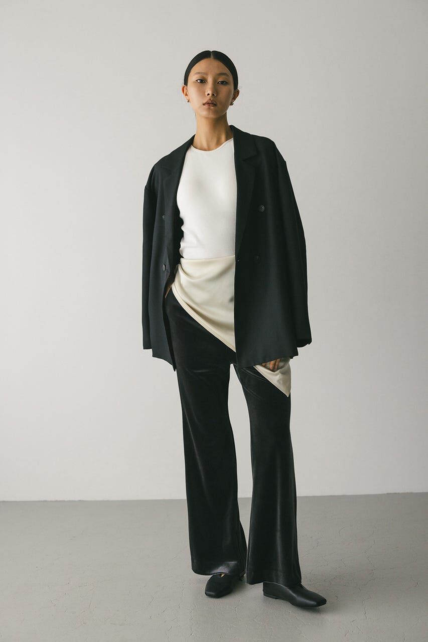 STYLEMIXER「ベロアフレアパンツ」|その他|C.GRY