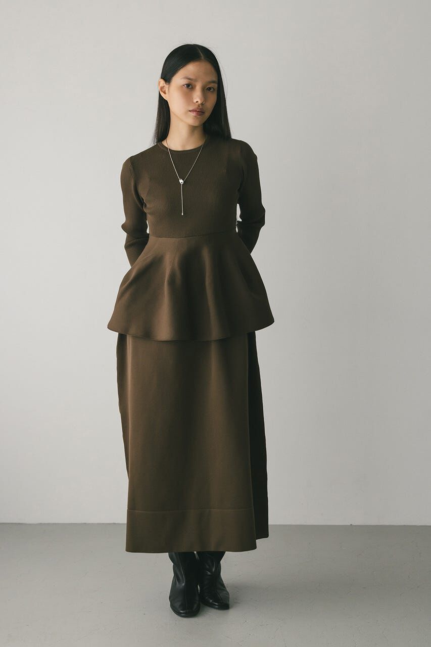 STYLEMIXER「ドッキングフォルムニットワンピース」|ワンピース|