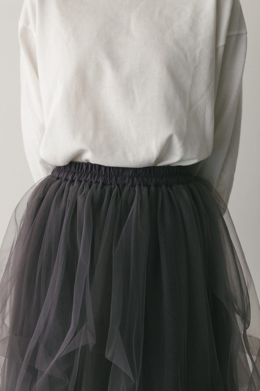 STYLEMIXER「ランダムティアードチュールスカート」|スカート|