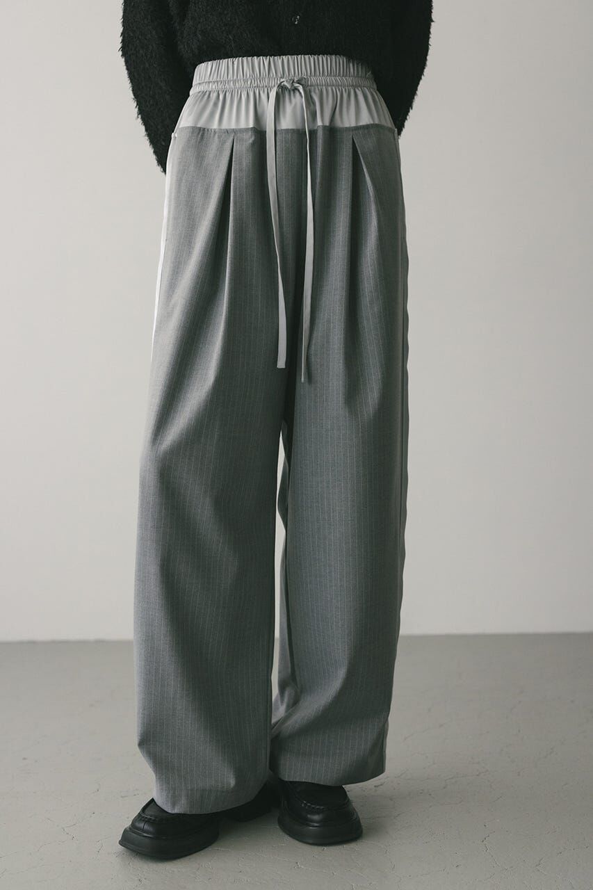 STYLEMIXER「サイドラインストライプパンツ」|その他|GRY