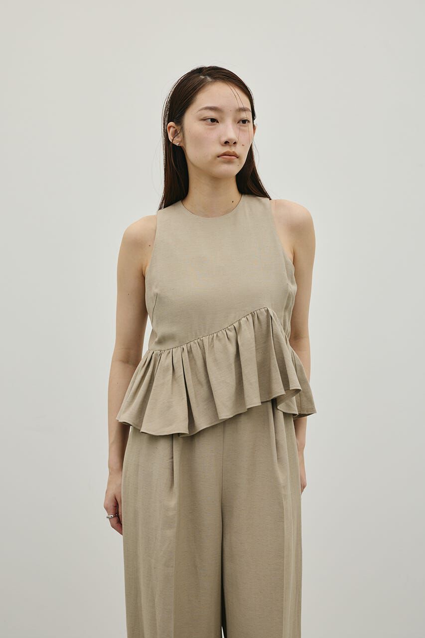 STYLEMIXER「リネンミックスフリルオールインワン」|その他|