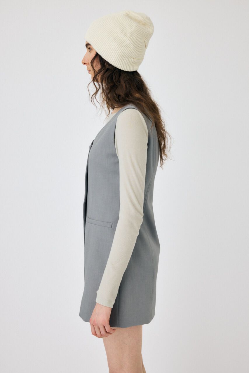 MOUSSY「VEST MINI ドレス」|ワンピース|